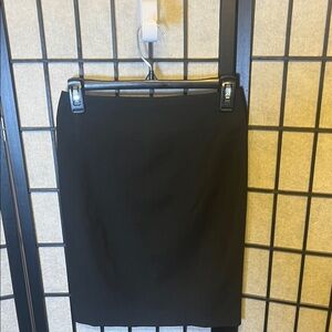 LOFT Elegant Black Pencil Skirt Lined